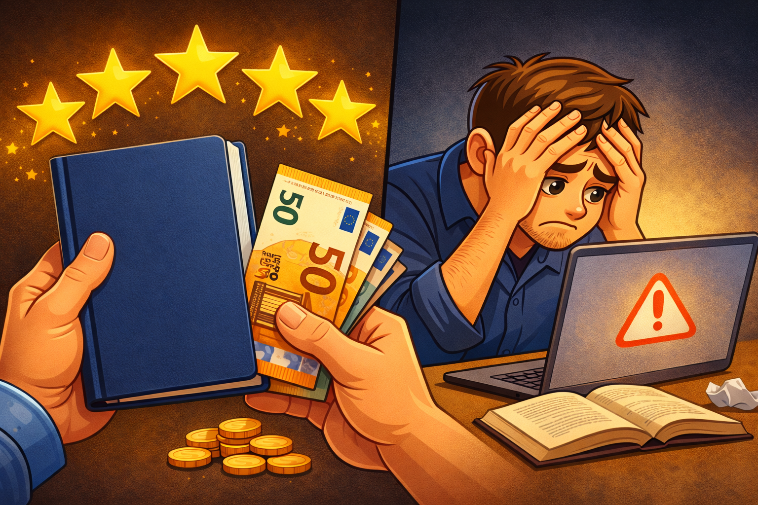 Comprar reseñas en Amazon: por qué es un error y qué hacer en su lugar en KDP