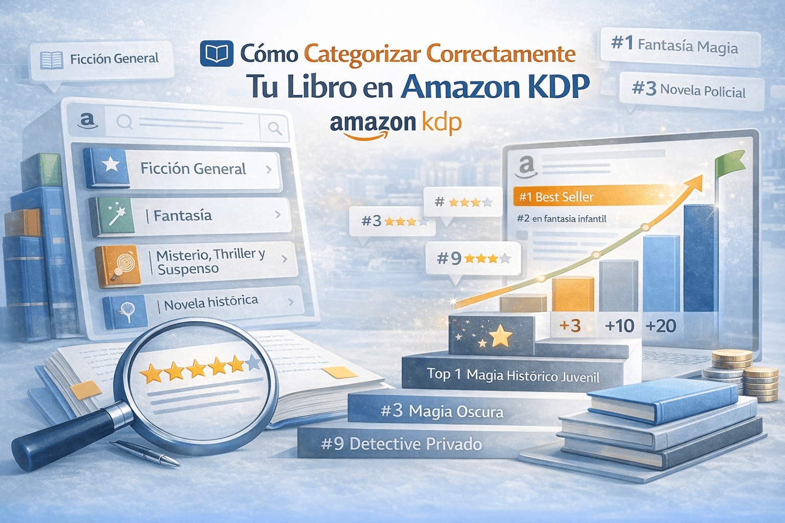 Cómo categorizar correctamente tu libro en Amazon para ganar visibilidad real