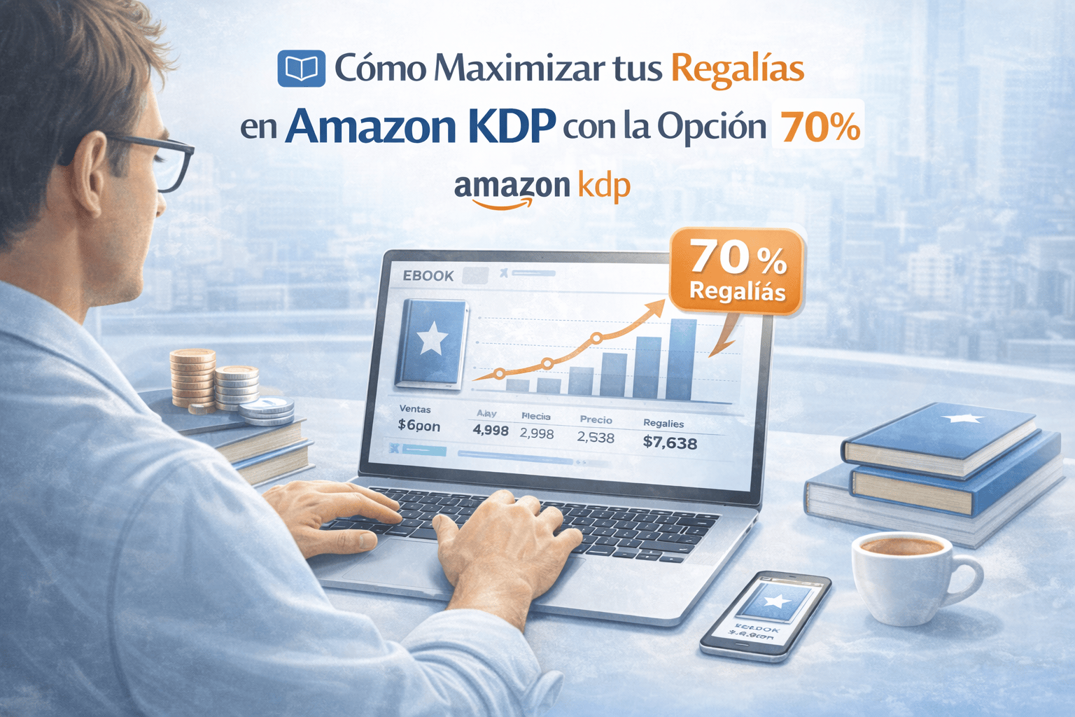 Cómo maximizar tus regalías en Amazon KDP con la opción del 70 %