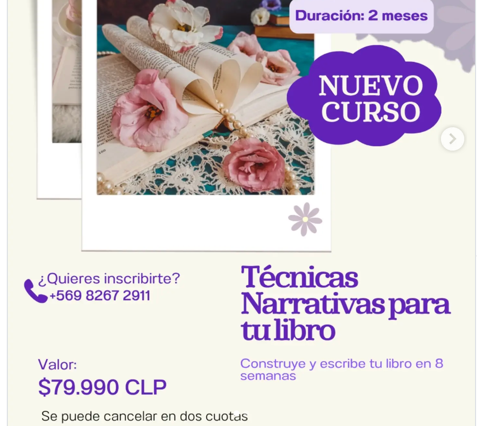 Nuevo curso: Técnicas Narrativas para tu Libro